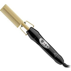 Andis Professional Heat Ceramic Press Comb for Hair, Straightener